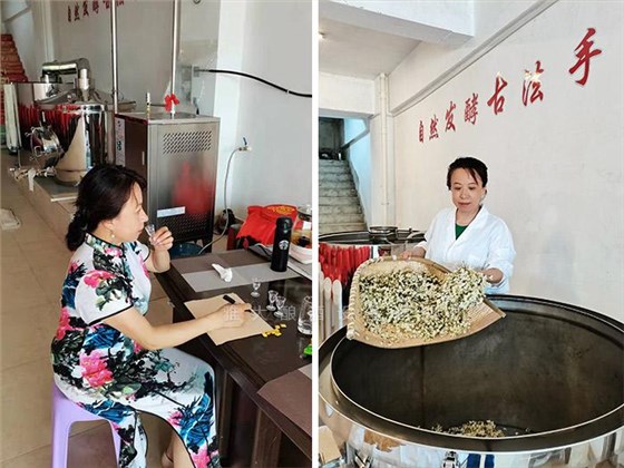 門面現(xiàn)場釀酒，更能讓客戶買放心酒