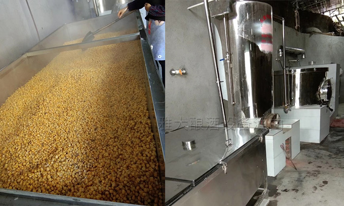 10.21雅大糧食釀酒設(shè)備、攤涼蒸飯一體機安裝圖