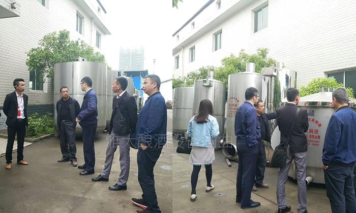 來雅大釀酒設(shè)備廠實地考察4
