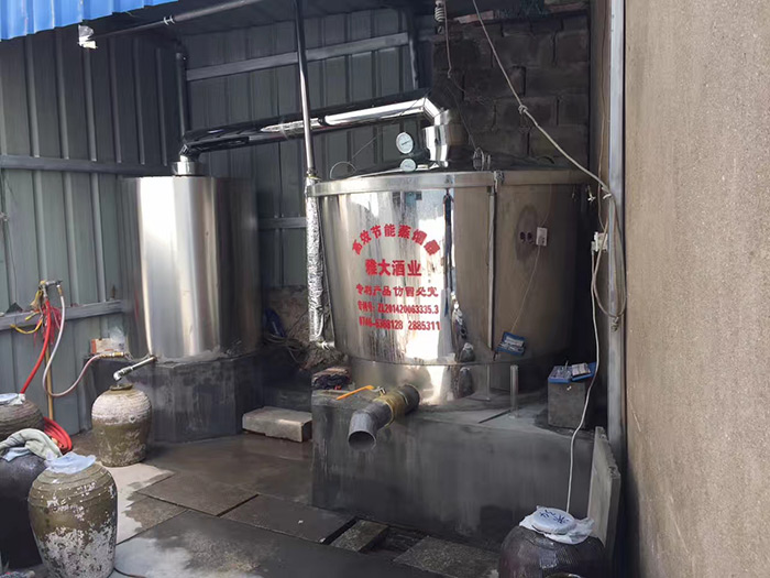 7.19-5套制酒設(shè)備，自己釀酒+上門加工相結(jié)合，生意火爆整個余姚-蒸酒設(shè)備